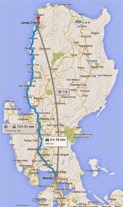 Baguio to Province of Ilocos Norte .